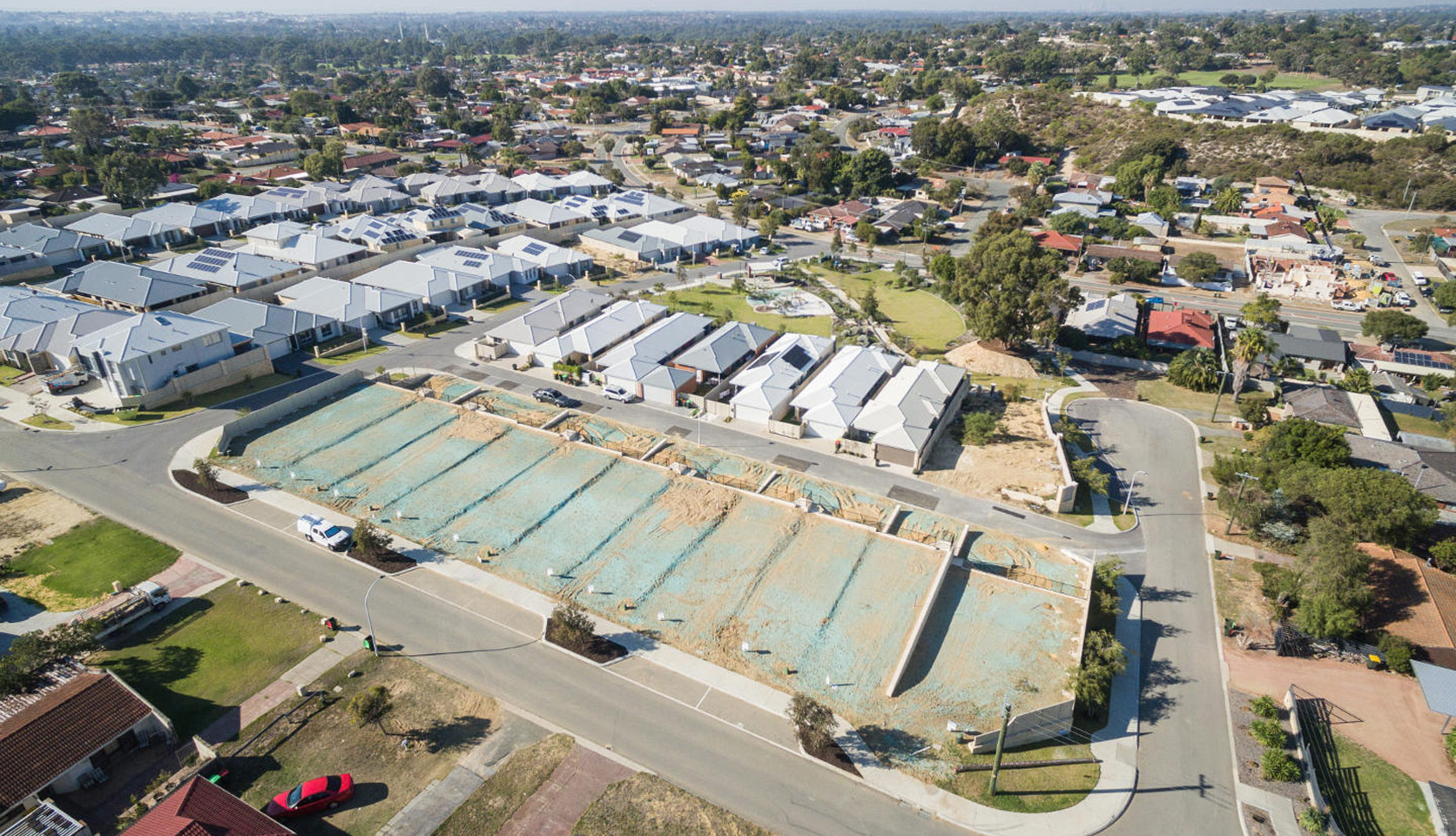 Perth's median lot size is the smallest in the nation, according to the HIA.