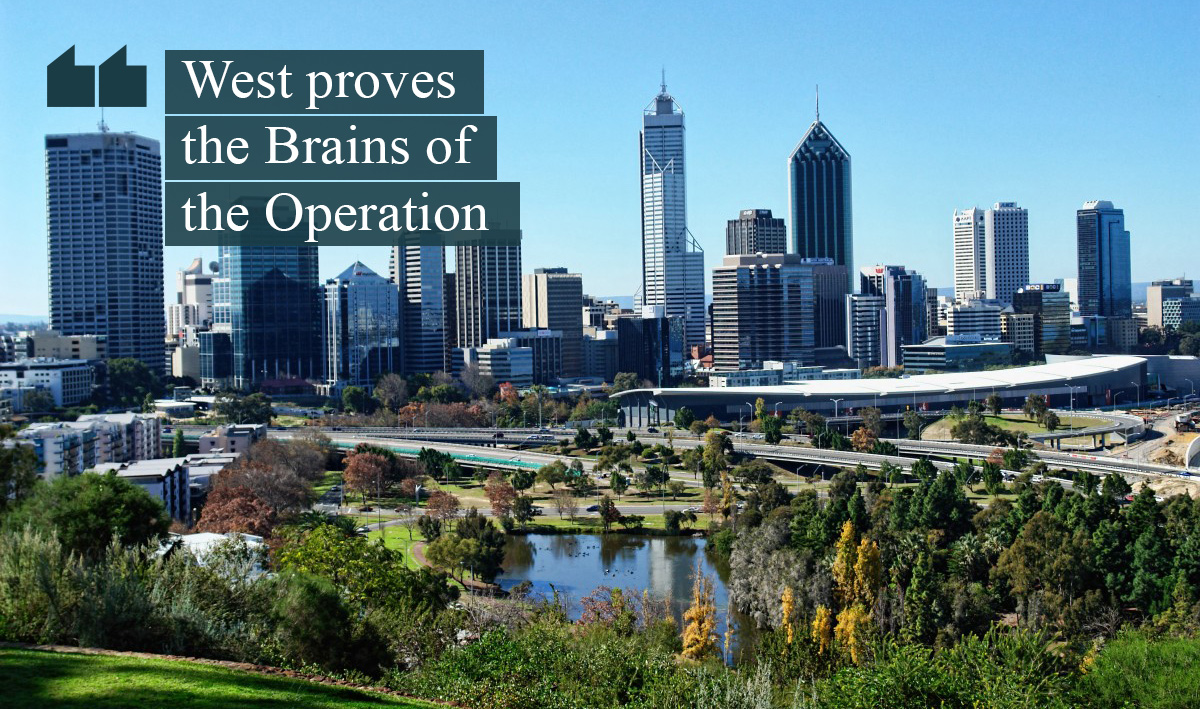 West proves the brains of the operation